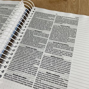 Bíblia Anote Slim | NVT | Capa Espiral Chocolate