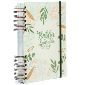 Segunda imagem do produto Bíblia Anote Slim | NVT | Capa Espiral Meu Repouso
