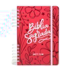 Bíblia Anote Slim | NVT | Capa Espiral  Meu Tudo