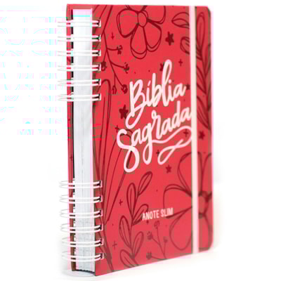 Segunda imagem do produto Bíblia Anote Slim | NVT | Capa Espiral  Meu Tudo