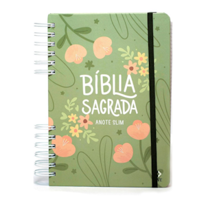 Segunda imagem do produto Bíblia Anote Slim | NVT | Capa Espiral Minha Esperança