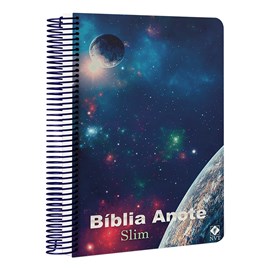 Bíblia Anote Slim Universo | NVT | Capa Dura Espiral
