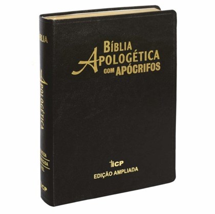Bíblia Apologética com Apócrifos Preta | Capa Luxo