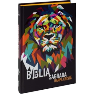 Bíblia ARC | Leão | Harpa Cristã | Capa Dura