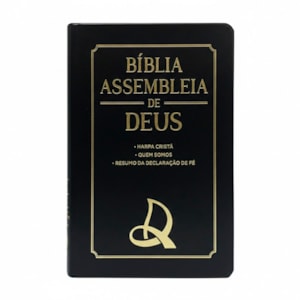 Bíblia Assembleia de Deus | ARC | Letra Grande | Harpa Cristã | Preta