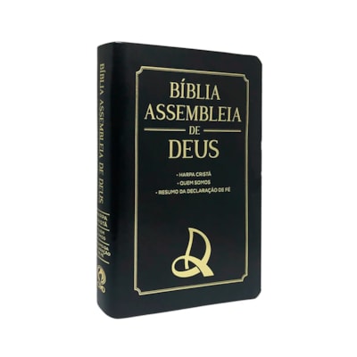 Segunda imagem do produto Bíblia Assembleia de Deus | ARC | Letra Grande | Harpa Cristã | Preta