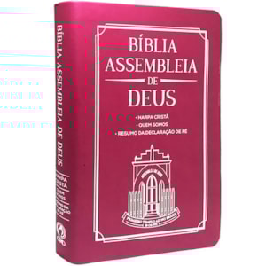 Bíblia Assembleia de Deus | ARC | Pink Fúcsia Capa Igreja