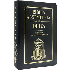 Bíblia Assembleia de Deus | ARC | Preta Capa Igreja