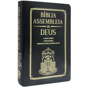 Bíblia Assembleia de Deus | ARC | Preta Capa Igreja