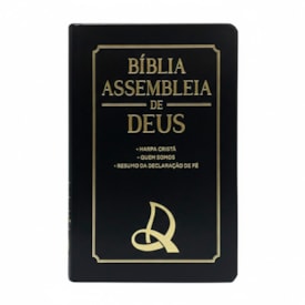 Bíblia Assembleia de Deus | ARC | Preta | Capa Logo AD