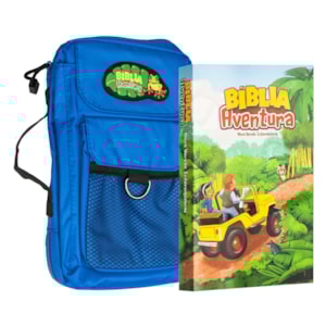 Bíblia Aventura Para Crianças | NVI | Capa Especial com Bolsa Azul