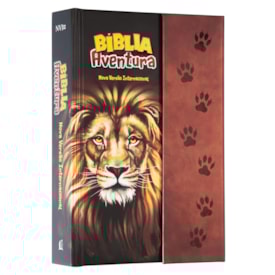 Bíblia Aventura Para Crianças | NVI | Leitura Perfeita | Capa Dura Leão com Fechamento em Imã