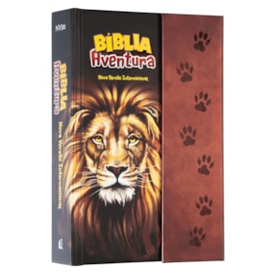 Bíblia Aventura Para Crianças | NVI | Leitura Perfeita | Capa Dura Leão com Fechamento em Imã