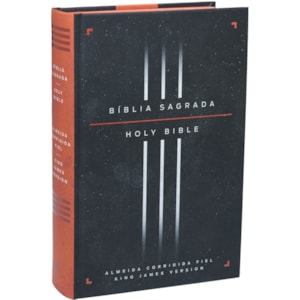 Bíblia Bilíngue | Português e Inglês | ACF | KJV | Leitura Perfeita | Capa Dura Preta