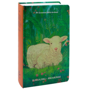 Bíblia Bilíngue | Português e Inglês | Edição Para Jovens | NTLH | Capa Dura Ovelha