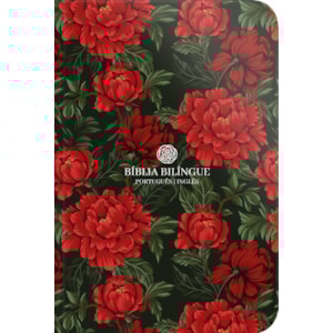 Bíblia Bilíngue | Português e Inglês | NVT | Letra Grande | Capa Flexível Aroma de Rosas