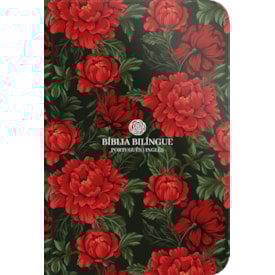 Bíblia Bilíngue | Português e Inglês | NVT | Letra Grande | Capa Flexível Aroma de Rosas