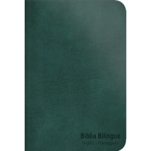 Bíblia Bilíngue | Português e Inglês | NVT | Letra Grande | Capa Flexível Esmeralda