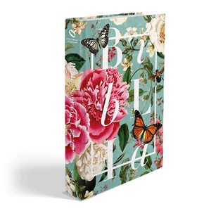 Bíblia Buque de Flores Tiffany | NAA | Letra Normal | Capa Dura