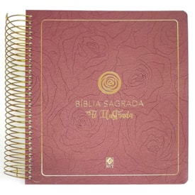 Segunda imagem do produto Bíblia Buquê  Fé Ilustrada | NVT | Com Espaço Para Anotações