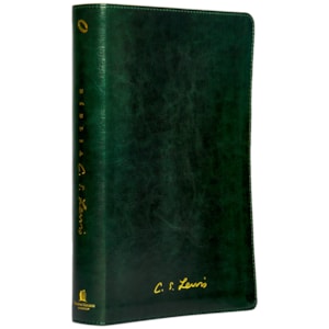 Bíblia C. S. Lewis | NAA | Couro-Soft Verde| Leitura Perfeita