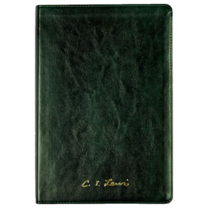 Segunda imagem do produto Bíblia C. S. Lewis | NAA | Couro-Soft Verde| Leitura Perfeita