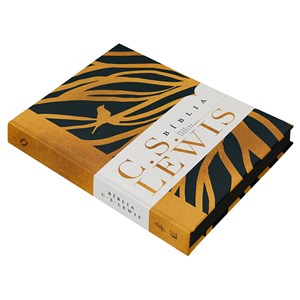 Bíblia C. S. Lewis | NAA | Leitura Perfeita | Capa Dura Preto e Dourado