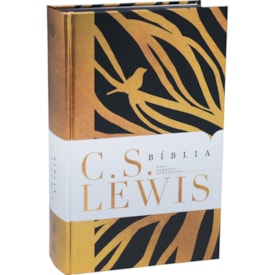 Bíblia C. S. Lewis | NAA | Leitura Perfeita | Capa Dura Preto e Dourado