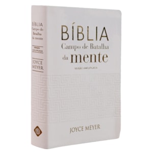 Bíblia Campo de Batalha da Mente | NVA | Letra Normal | Capa Luxo Branca
