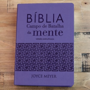 Segunda imagem do produto Bíblia Campo de Batalha da Mente | NVA | Letra Normal | Capa Luxo Lilás