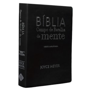 Bíblia Campo de Batalha da Mente | NVA | Letra Normal | Capa Luxo Preta