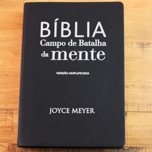 Segunda imagem do produto Bíblia Campo de Batalha da Mente | NVA | Letra Normal | Capa Luxo Preta