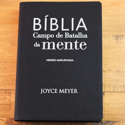 Segunda imagem do produto Bíblia Campo de Batalha da Mente | NVA | Letra Normal | Capa Luxo Preta