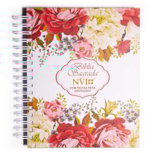 Bíblia com Espaço para Anotações | NVI | Letra Normal | Arranjo Flores