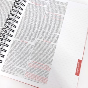 Segunda imagem do produto Bíblia com Espaço para Anotações | NVI | Letra Normal | Flores Hibisco