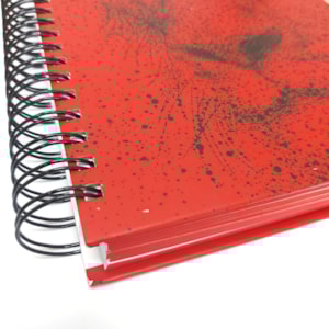 Segunda imagem do produto Bíblia com Espaço para Anotações | NVI | Letra Normal | Leão Pontilhismo Vermelho