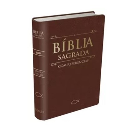 Bíblia com Referências | Letra Normal | SBU | Capa Marrom