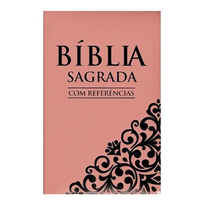 Bíblia com Referências | Letra Normal | SBU | Capa Rosa