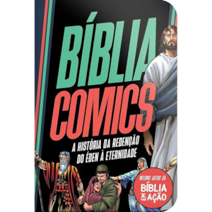 Bíblia Comics | A História da Redenção Do Edem à Eternidade | Capa Dura Preta e Azul