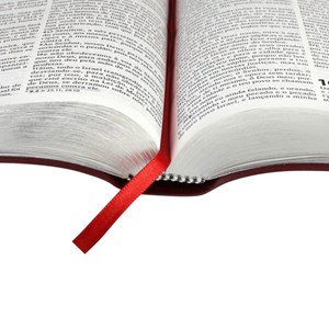 Bíblia Concordância, Dicionário e Harpa Cristã | Letra Grande | ARC | Capa Couro Vinho c/ índice