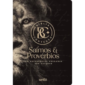 Bíblia Contexto | Salmos e Provérbios | NVT | Capa Dura | Leão
