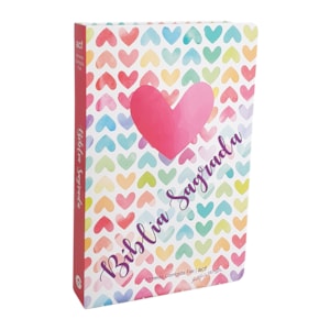 Segunda imagem do produto Bíblia Coração Color | ACF | Letra Normal | Capa Semi-Luxo