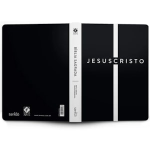 Segunda imagem do produto Bíblia Cruz Jesus Cristo | NVT | Capa Dura Preta