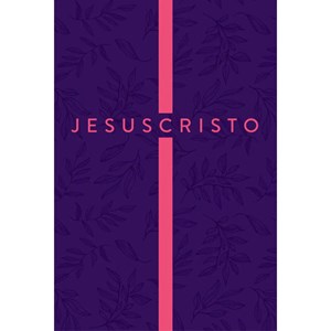 Bíblia Cruz Jesus Cristo Roxa | NVT | Letra Normal | Capa Dura