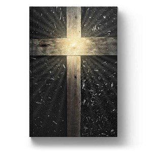 Bíblia Cruz Madeira | NAA | Letra Normal | Capa Dura