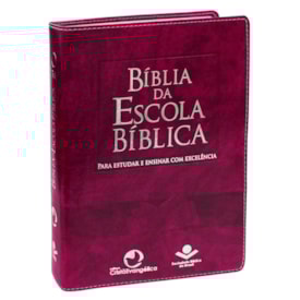Bíblia da Escola Bíblica | Letra Normal | ARA | Capa Púrpura Nobre | c/ Índice