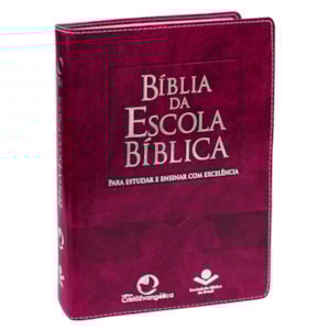 Bíblia da Escola Bíblica | Letra Normal | ARA | Capa Púrpura Nobre | c/ Índice