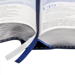 Segunda imagem do produto Bíblia da Escola Bíblica | NAA | Letra Normal | Capa Luxo Azul