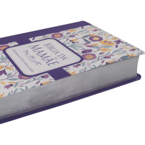 Segunda imagem do produto Bíblia da Mamãe | ARA | Letra Normal | Capa Luxo Flores Malva