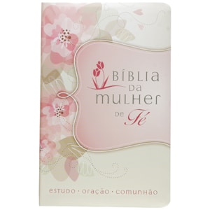 Segunda imagem do produto Bíblia da Mulher de Fé | Letra Normal | NVI | Flores